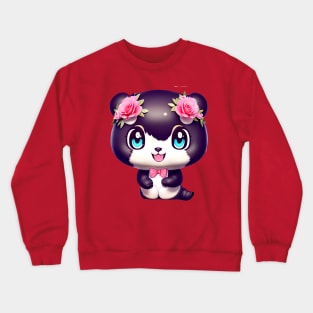 Cute kawaii panda bear Crewneck Sweatshirt